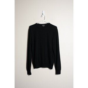 A.P.C. Black Crewneck Sweater